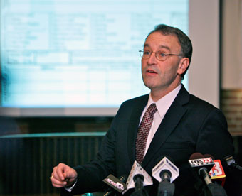 Sean M. Byrne, acting commissioner of the state Division of Criminal Justice Services, describes how the Repository works.